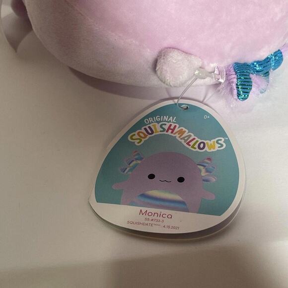 Original Squishmallows 5" Monica The Axolotl NWT - Picture 3 of 3